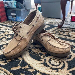 Sperry Top-Sider Mako 2 Eye Moc Oak Men 9 1/2 Wide Boat Shoe